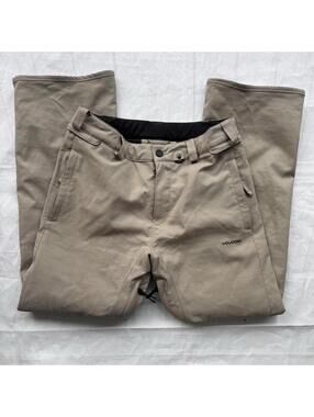 Volcom Men’s Snowboard Pants Ski Snow Winter Waterproof Insulated (Size M) Tan